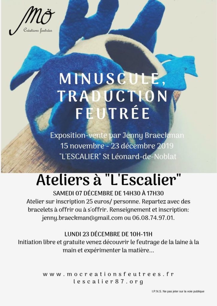 Atelier laine feutrée