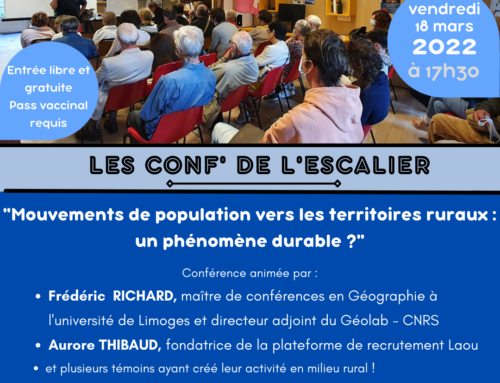 Conférence : « Mouvements de population vers les territoires ruraux, un phénomène durable ? », le 18 mars