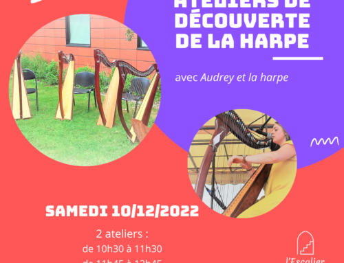 Ateliers de découverte de la harpe le 10 décembre