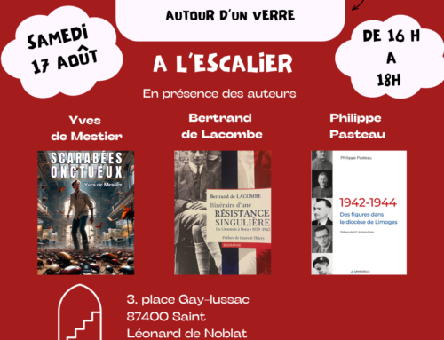 3 auteurs dédicacent leurs livres le 17 août