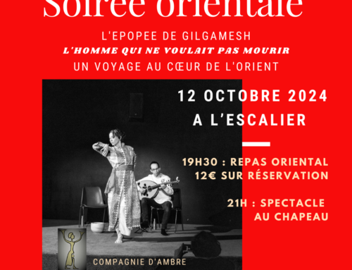 Soirée orientale le 12 octobre