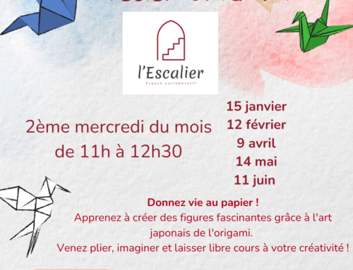 NOUVEAU : Origami le 15 janvier